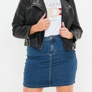 Mossimo Denim Blue Jean Skirt